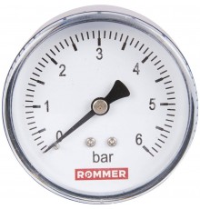 Манометр аксиальный ROMMER 63 мм 1/4 (RIM-0009-630608)