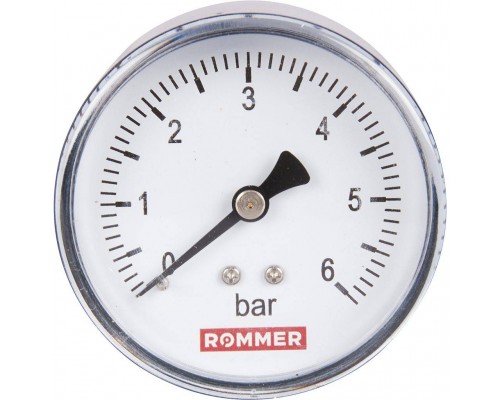 Манометр аксиальный ROMMER 63 мм 1/4 (RIM-0009-630608) Манометр аксиальный ROMMER 63 мм 1/4 (RIM-0009-630608)