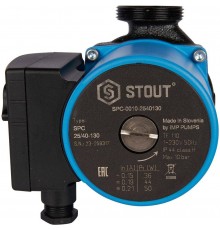 Насос циркуляционный STOUT 25/40-130 SPC-0010-2540130 (SPC-0010-2540130)
