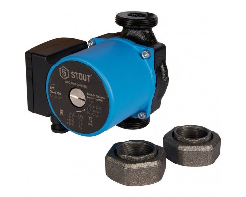 Насос циркуляционный STOUT 25/40-130 SPC-0010-2540130 (SPC-0010-2540130) Насос циркуляционный STOUT 25/40-130 SPC-0010-2540130 (SPC-0010-2540130)