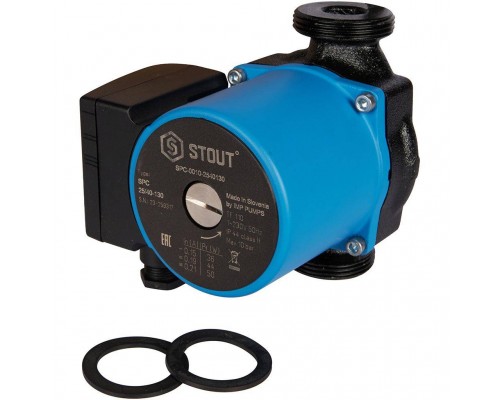 Насос циркуляционный STOUT 25/40-130 SPC-0010-2540130 (SPC-0010-2540130) Насос циркуляционный STOUT 25/40-130 SPC-0010-2540130 (SPC-0010-2540130)