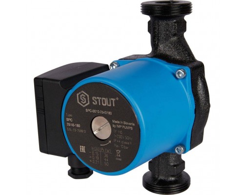 Насос циркуляционный STOUT 25/40-180 SPC-0010-2540180 (SPC-0010-2540180) Насос циркуляционный STOUT 25/40-180 SPC-0010-2540180 (SPC-0010-2540180)
