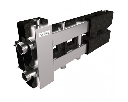 Балансировочный коллектор GIDRUSS BMSS-80-3D.EPP (до 80 кВт, подкл. котла G 1, 2 контура G 1, боковой контур G 1, зеркально-матовая полировка, 4D-кронштейны K.UMS, EPP-термоизоляция) (BM 80A2T 23) Балансировочный коллектор GIDRUSS BMSS-80-3D.EPP (до 80 кВт, подкл. котла G 1, 2 контура G 1, боковой контур G 1, зеркально-матовая полировка, 4D-кронштейны K.UMS, EPP-термоизоляция) (BM 80A2T 23)