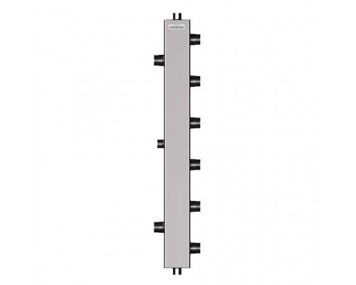 Термогидравлический разделитель GIDRUSS TGRSS-60-25x3 (нерж., до 60 кВт, 3 контура G 1, встроенный сепаратор) (15 06003 20)