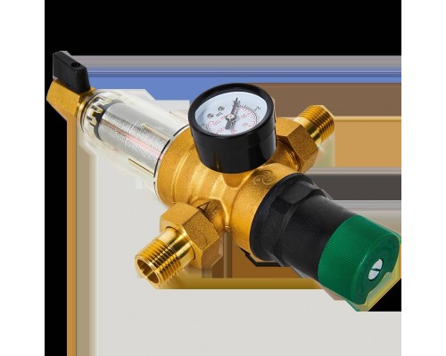 Фильтр с редуктором на холодную воду Хит Комплект DN15 (FR06-1/2C)