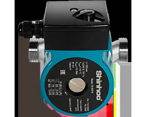Циркуляционный насос SHINHOO BASIC 15-6S N 130 1x230V (71212002)