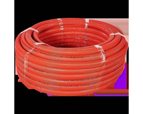 Труба STOUT SPI-0003-002535 25х3,5 (бухта 50 метров) PEX-a из сшитого полиэтилена с кислородным слоем, серая в теплоизоляции (красная) (SPI-0003-002535) Труба STOUT SPI-0003-002535 25х3,5 (бухта 50 метров) PEX-a из сшитого полиэтилена с кислородным слоем, серая в теплоизоляции (красная) (SPI-0003-002535)
