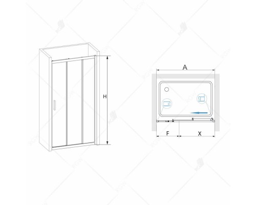 Душевая дверь RGW PA-13 1600 Душевая дверь RGW PA-13 1600