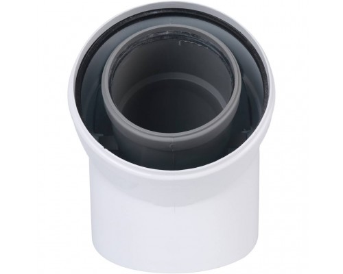 Коаксиальный отвод полипропиленовый Baxi 45°, диам. 80/125 мм, HT KHG71408881- (KHG71408881-)