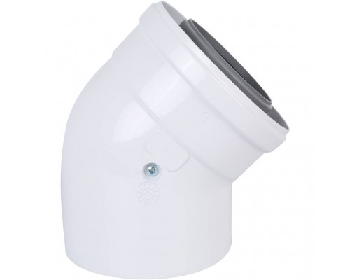 Коаксиальный отвод полипропиленовый Baxi 45°, диам. 80/125 мм, HT KHG71408881- (KHG71408881-)
