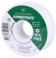 Фум-лента UNIPAK JUMBOTAPE (15 м х 19 мм х 0,2 мм) (1000507)