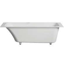 Ванна из искусственного камня Salini Orlanda Kit 170x70 см, белая, встраиваемая, со сливом-переливом, с донным клапаном