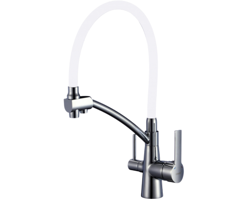 Смеситель для кухни Savol S-L1805L-02 с гибким изливом