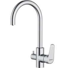 Смеситель для кухни Damixa Merkur 400730000 с каналом для питьевой воды, хром