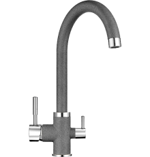 Смеситель для кухни Granula 2168, графит