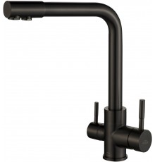 Смеситель для кухни Steel Hammer SH 801 Inox Grafit PVD
