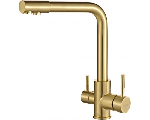 Смеситель для кухни Steel Hammer SH 801 Inox Bronze PVD