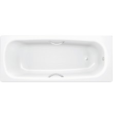 Стальная ванна BLB Universal B75HTH001 handles 170x75 см, с ножками APMSTDBL1, с ручками, с шумоизоляцией