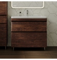 Тумба с раковиной Style Line Атлантика 90 Люкс Plus, напольная,старое дерево