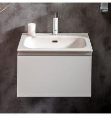 Тумба с раковиной Armadi Art Vallessi 60 белый глянец