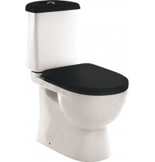 Унитаз-компакт Sanita luxe Best Color Black с микролифтом
