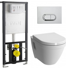 Комплект VitrA S50 9003B003-7201 кнопка хром