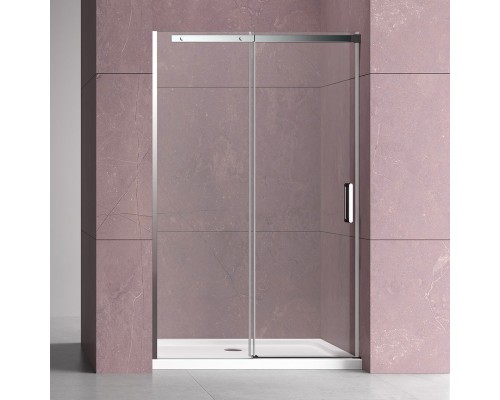 Душевая дверь в нишу Vincea Dice VDS-4D140CL 140 см, профиль хром