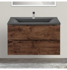 Тумба с раковиной Vincea Mia 75 темный дуб