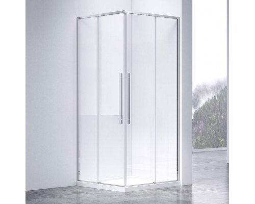 Душевой уголок Vincea Slim-N VSS-4SN9010CL 100x90, профиль хром