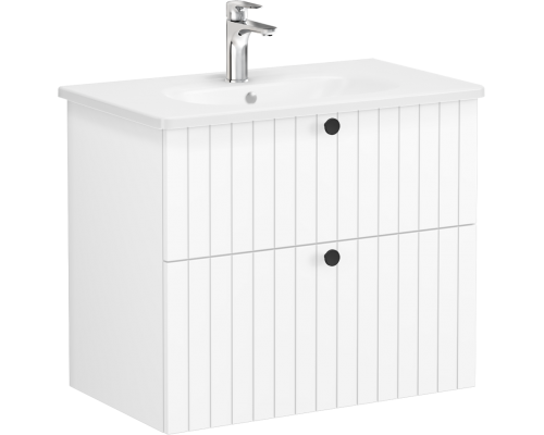 Тумба с раковиной VitrA Root Groove 80 белая