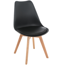 Стул Woodville Bonuss black, ножки массив бука