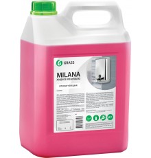 Крем-мыло Grass Milana спелая черешня, гипоаллергенное, увлажняющее, 5000 мл