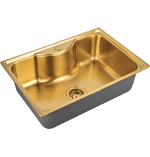 Мойка кухонная Zorg Inox PVD SZR 6545 BRONZE бронза