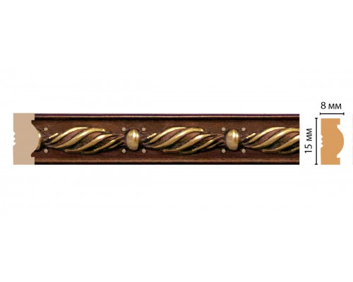 Молдинг DECOMASTER 105-51 (15*8*2400мм)