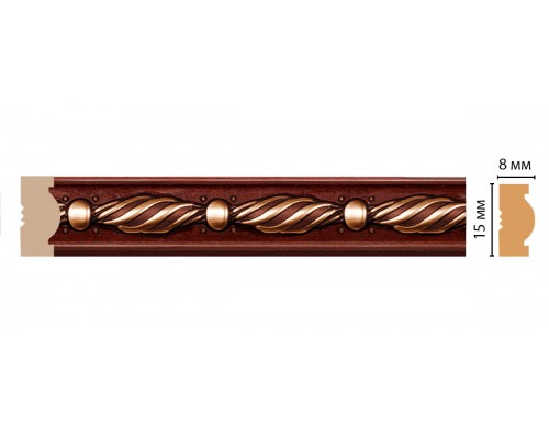 Молдинг DECOMASTER 105-52 (15*8*2400мм)