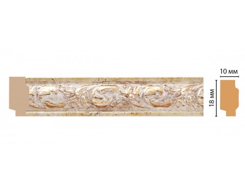 Молдинг DECOMASTER 158-553 ДМ (18*10*2400 мм)