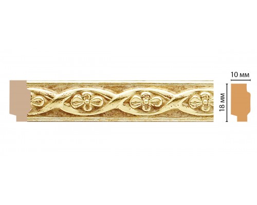 Молдинг DECOMASTER 158-933 ДМ (18*10*2400 мм)