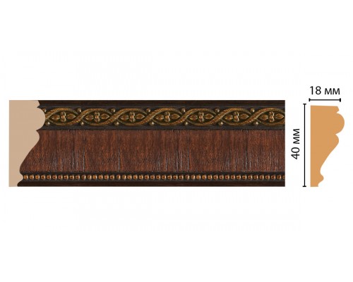 Молдинг DECOMASTER 161S-2 (40*18*2400мм)