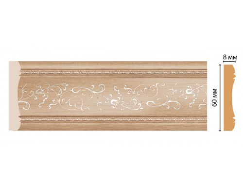 Молдинг DECOMASTER 186-11 (60*8*2400мм)
