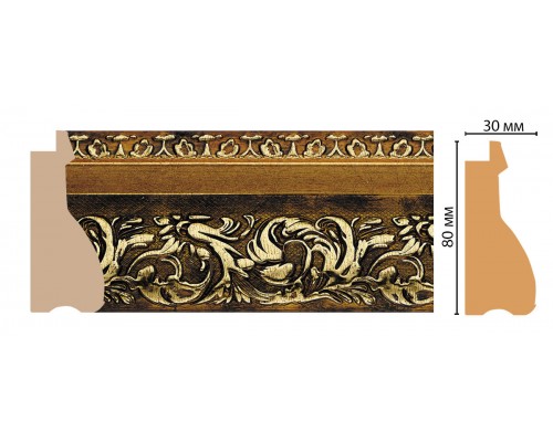 Багет DECOMASTER S18-1223 (80*30*2900мм)