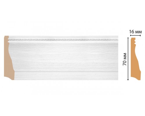 Плинтус напольный DECOMASTER 193-16 (70*16*2400мм)