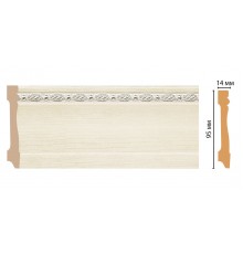Плинтус напольный DECOMASTER 195-15 (95*14*2400мм)