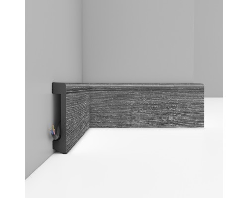 Плинтус напольный DECOMASTER D235-87 ДМ (80*17*2400 мм)