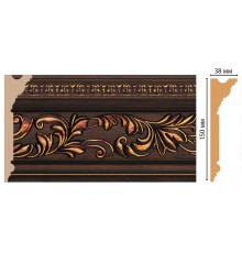 Плинтус потолочный DECOMASTER D214-966 (150*38*2400мм)