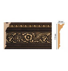 Плинтус потолочный DECOMASTER D225-56 (110*29*2400мм)