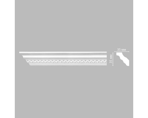 Плинтус потолочный с рисунком DECOMASTER 95348F гибкий (35*35*2400мм)