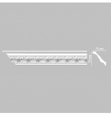 Плинтус потолочный с рисунком DECOMASTER 95622F гибкий (70*70*2400мм)