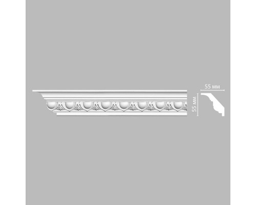 Плинтус потолочный с рисунком DECOMASTER DT-13 (55*55*2400мм)