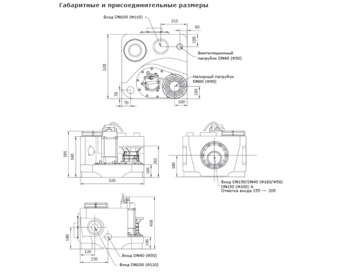 Канализационная насосная установка Vandjord PROLIFT PS.075.3.60 (76121002)