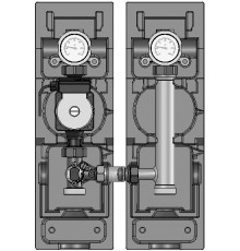 Meibes Насосная группа V-MK 1 1/4  с насосом Grundfos Alpha2 L 32-60. ME66834